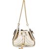 BOLSA MAYARA COURO OFF WHITE
