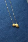 Colar Aqui+Agora - 100% Prata banhada a Ouro 18k