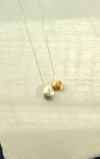 Colar Aqui+Agora | Mix de Prata e Prata banhado a Ouro 18k