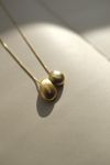 Colar Aqui+Agora - 100% Prata banhada a Ouro 18k