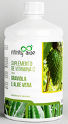 Suplemento de Vitamina C Com Graviola e Aloe Vera 1 L Infinity Aloe
