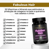 Fabulous Hair Cabelos, Pele e Unhas Vitaminados 60 Cápsulas Therapeutica Elements