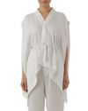 Blusa quimono ampla Branco Listrado