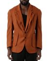 Blazer gola dupla Nando terracota