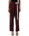 Calça Saruel Com Transpasse Bordô
