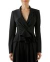 Blazer Babado Preto