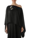 Blusa Retângulo Bordado Preto