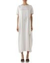 Vestido Bordado Círculo Branco