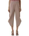 Calça Plissada Nó Lateral Nude