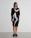Vestido Geométrico Caminhos Preto