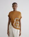 Blusa Quadrado Caminhos Caramelo