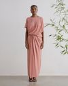 Vestido Dois Círculos Rosa