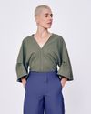 Blusa Manga Ampla Verde