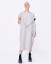 Vestido Envelope Costura Para Fora Mescla