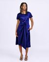 Vestido Torção Azul
