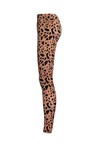 Legging Lycra Zíper Leopard