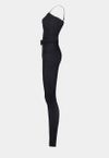 Macacão Lycra Bardot Preto