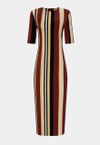 NEW - Vestido Lycra Ateliê Estampado Lines 