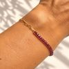 Pulseira Thelma - Rodolita 