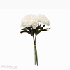 Buquê Ranunculus X3 C/ Rafia Artificial - Branco (11834)