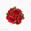 Buquê Rosa X3 C/ Rafia - Vermelho (11825)