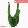 Sacola Croche Colorida - Verde (10934)