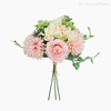 Buquê Rosas c/ Dálias e Hortênsia - Rosa (012522) 