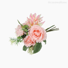 Buquê Misto c/ Crisântemo, Hortênsia e Rosas - Rosa (012532)