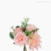 Buquê Misto c/ Crisântemo, Hortênsia e Rosas - Rosa (012532)