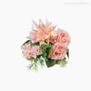 Buquê Misto c/ Crisântemo, Hortênsia e Rosas - Rosa (012532)