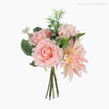 Buquê Misto c/ Crisântemo, Hortênsia e Rosas - Rosa (012532)
