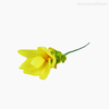 Galho de Bromélia Artificial - Amarelo (11905)