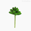 Mini Suculento Artificial - Verde (11627)