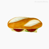 Sanduíche no Baguete Artificial - Laranja (11403)