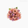 Buquê Margarida X6 com Ráfia Artificial - Rosa (11641)