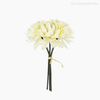 Buquê Gérbera X3 com Rafia Artificial - Branco (11865)