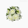 Buquê Rosas X3 com Rafia - Branco (11638)