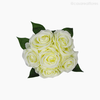 Buquê Rosas X6 com Rafia - Branco (11639)