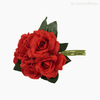 Buquê Rosinha X7 Artificial - Vermelho (11425)