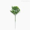 Mini Galho Pick Mini Flor Com Pó Artificial - Verde (9968)