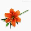 Galho Lírio Tigre Tiger Lily Artificial - Laranja (10041)