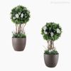 Topiaria Mista com Flor Artificial - Lilás (12661)