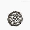 Bola Decorativa Aramada M - Marrom (12668)