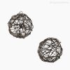 Bola Decorativa Aramada M - Marrom (12668)