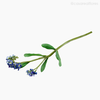 Galho Não-Me- Esqueça Forget Me Not Artificial - Azul (9440)