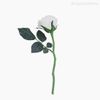 Galho Rosa Alice Artificial - Branco (10031)