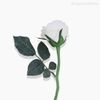 Galho Rosa Alice Artificial - Branco (10031)