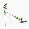 Galho Statices Artificial - Roxo (9320)