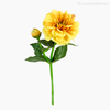 Galho Zinia Artificial - Amarelo (9421)