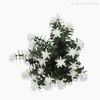 Pick Anacharis Com Flor Artificial e Com Pó - Branco (12630)
